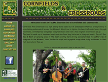 Tablet Screenshot of cornfieldsandcrossroads.com
